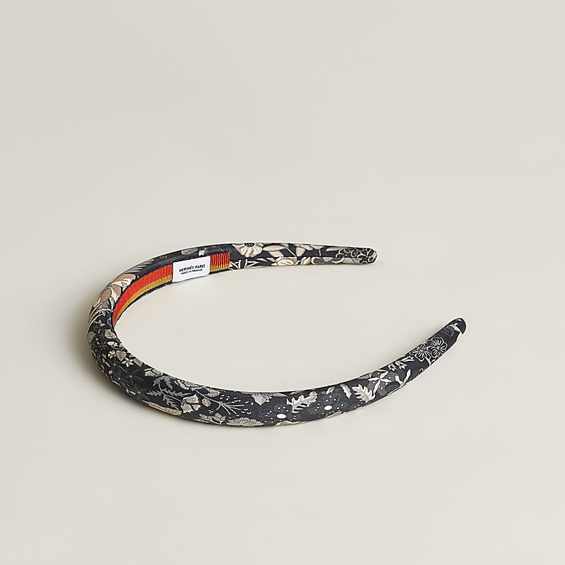 【花柄プリントが可愛い☆】HERMES Elsa Bloom ヘアバンド Elsa Bloom headband | Hermès Australia